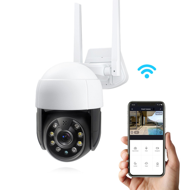 Two-Way Audio Waterproof 5.0MP Tuya Smart PTZ WIFI 1.8'' Mini Camera  PST-C18B-5MP