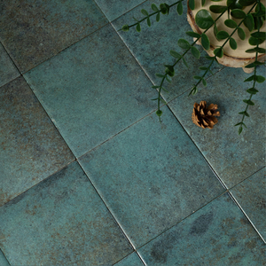 Piastrelle in Ceramica Effetto Marmo 150*150mm per Cucine e Bagni, Antiscivolo Opache Stile Bali Verde Scuro, Piastrelle per Piscina - Product Image 4