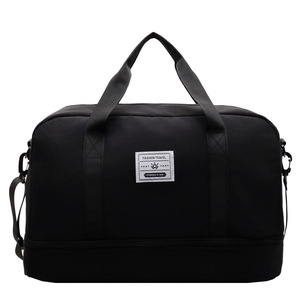 Sac de sport et de yoga grande capacité pour femmes, style coréen, avec séparation sec/humide, sac de voyage portable, sac de rangement pour bagages à main - Product Image 2