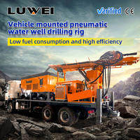 Foreuse de puits d'eau montée sur camion, entièrement hydraulique, à moteur diesel, capable de forer jusqu'à 2000 mètres de profondeur – Meilleures ventes