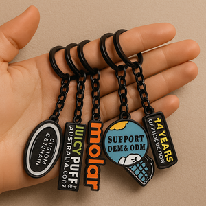 Llaveros Personalizados De 금속 인쇄 열쇠 고리 아연 합금 사용자 정의 로고 모양 하드 소프트 에나멜 금속 열쇠 고리 - Product Image 3