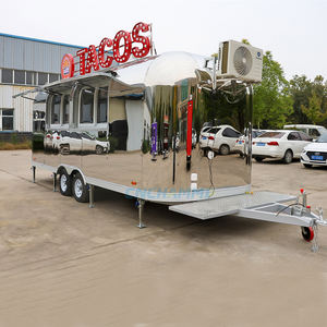 Chammp 2026 Remolque de <span class=keywords><strong>Comida</strong></span> Grande de Acero Inoxidable, Cocina Móvil para Hot Dogs, Helados, Hamburguesas, con Equipamiento Completo de Restaurante - Product Image 6