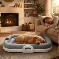 USMILEPET Lit chauffant pour animaux de compagnie, tapis chauffant pour chat et chien avec balance intégrée, lit chauffant pour chats et petits chiens, lit chauffant pour animaux de compagnie