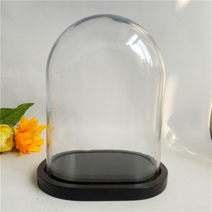 โดมแก้วทรงรีขนาดใหญ่ งานแฮนด์เมด ถอดประกอบได้ พร้อมฐานไม้ สำหรับงานดิวาลี งานเกษียณ ขายส่ง - Product Image 5