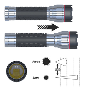 EMC en62471 RoHS BSCI đa chức năng 6aa Pin 1800lm 230M tầm xa không thấm nước lampe torche LED Haute puissante đèn pin - Product Image 3