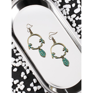 Pendientes Colgantes con Forma de Búho, Chapados en Oro Antiguo, Moda Femenina - Product Image 4