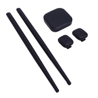 Kit de baguettes de batterie électronique multifonctionnelles avec capteur de mouvement 3D, 8 sons, RGB, portable, avec pédale
