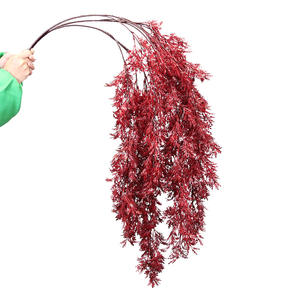 O-X485 Flores Artificiales Colgantes de Tallo Largo para Decoración de Bodas, Alta Simulación, Color Blanco - Product Image 6