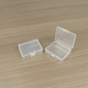 Transparent Plastic <b>Storage</b> <b>Box</b> Rectangle 5.7x4.4x1.7cm Covered <b>Small</b> Organizer For Jewelry Hardware Components Fishing Gear - Product Image 2