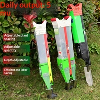 Semoir portable pour maïs, soja et légumes ; Planteur manuel avec application d'engrais