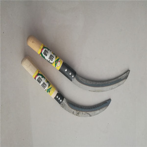 6.5 "industriale in acciaio al carbonio strumento da giardino erba falce strumenti per l'agricoltura falce falce erba con manico in legno - Product Image 2