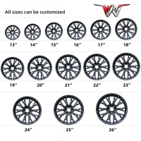Jantes de voiture en alliage forgé sur mesure, style lame, à rayons, 5*114.3 5*120 pour Audi Q5 Q7 Cadillac XT5 XT6 Acura MDX Subaru