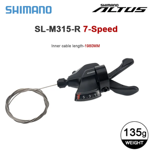 Shimano SL-M315 7 8 vitesses, levier de changement de vitesse VTT Altus <span class=keywords><strong>RD</strong></span>-M310, dérailleur arrière 21S 24V, vélo de montagne, 3 vitesses, affichage du levier de vitesse - Product Image 6