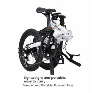 <span class=keywords><strong>Bicicleta</strong></span> Ligera Plegable <span class=keywords><strong>de</strong></span> Aleación <span class=keywords><strong>de</strong></span> Aluminio <span class=keywords><strong>de</strong></span> 16 Pulgadas <span class=keywords><strong>con</strong></span> Frenos <span class=keywords><strong>de</strong></span> Disco, <span class=keywords><strong>Bicicleta</strong></span> Compacta <span class=keywords><strong>de</strong></span> 7 Velocidades para Adultos, para Desplazamientos Diarios Urbanos - Product Image 5