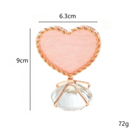 Palette de présentation de vernis à ongles en forme de cœur avec bordure diamantée élégante, accessoires photo, outils de présentation d'ongles, palette à ongles, outils de nail art