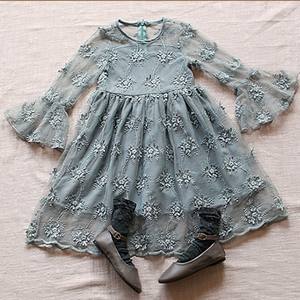 Nouvelles robes d'anniversaire blanches de qualité supérieure pour enfants filles de 3 ans - Product Image 4