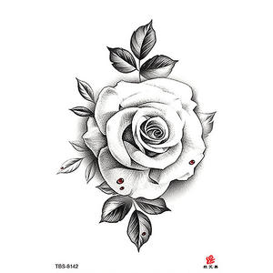 Tatouages de <span class=keywords><strong>dos</strong></span> tribaux temporaires de quantité minimale de commande <span class=keywords><strong>bas</strong></span> motifs de fleurs d'animaux faux colorés et transférables <span class=keywords><strong>pour</strong></span> femmes et hommes - Product Image 4