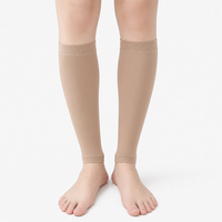 Manchon de compression du mollet pour hommes et femmes, chaussettes de compression sans pied 20-30 mmHg pour les gonflements, les périostites tibiales et les varices