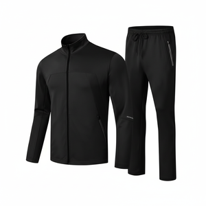 Chándales para hombre, chándales para hombre, chándal de sudor, trajes de jogging atléticos informales de 2 piezas, conjuntos con cremallera completa - Product Image 1