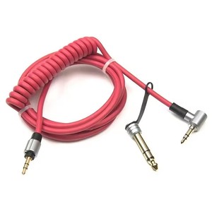 Câble d'extension audio auxiliaire de remplacement 3,5 mm 6,5 mm compatible avec les écouteurs sans fil Beat By Dr.Dre Solo Studio Pro <span class=keywords><strong>Detox</strong></span> Mixr - Product Image 2