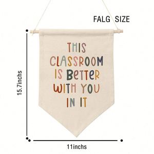 Canvas Hanging <b>Flag</b> 11x15.7inch Custom Canvas <b>Flag</b> Heat Transfer Printing - Product Image 2