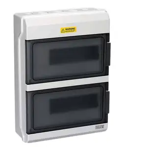 18 Way waterproof industrial ABS PC SHK-18 370*195*105 custom surface mounted mcb distribution box