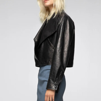 NAFA OEM Veste de motard en cuir pour femmes personnalisée Robe décontractée