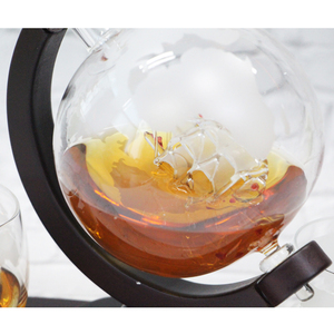 Globe Carafe À Whisky Et verres à Whisky avec coffret cadeau porte - Product Image 5
