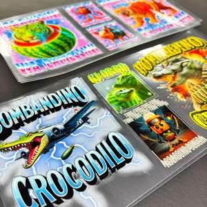 Autocollants d'emballage imprimés UVDTF imperméables et lavables en gros de l'usine chinoise pour fenêtres, portes, carnets, transfert d'impression - Product Image 3