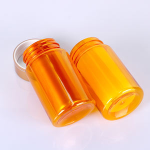 Botella Transparente de PET para Pastillas de 60ml, 90ml, 100ml, 130ml, 150ml, Envase para Vitaminas y Medicamentos con Tapa de Rosca Dorada o Plateada Personalizada - Product Image 3