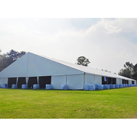 Tente d'événement en PVC avec structure en aluminium, imperméable, résistante au vent et au feu, abri toutes saisons pour mariages, expositions, fêtes