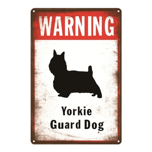Cảnh Báo Cẩn Thận Với Con Chó Kim Loại Cổ Điển Đăng Tin Poster Trang Trí Nội Thất Bar Wall Art Vẽ Tranh Tường Sticker Trang Trí Nội Thất Kích Thước 20*30 CM <span class=keywords><strong>A12</strong></span> - Product Image 4