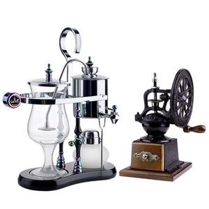 Cafetière Siphon Manuelle L-Beans Royal Belgian, Ensemble de préparation manuelle, Utilisation domestique, Cadeau rétro de luxe - Product Image 1