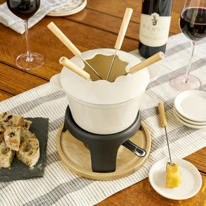 Ensemble de casseroles pour <span class=keywords><strong>fondue</strong></span> au chocolat en fonte émaillée chinoise, vente en gros - Product Image 2