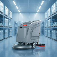 Nettoyeur de sols industriel électrique compact CleanHorse XP530E, largeur de nettoyage 530 mm, efficacité 2000/h pour les centres commerciaux