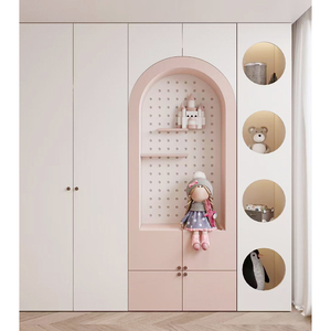 <span class=keywords><strong>Armadio</strong></span> per <span class=keywords><strong>cameretta</strong></span> da bambina, design personalizzato, colore rosa, ecologico, in legno, mobili per camera da letto, mobili per bambini - Product Image 3