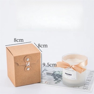 Vente en gros bon marché de boîtes en papier kraft écologique personnalisées emballage de parfum à bougie simple pour les entreprises éco-sensibles simples - Product Image 4