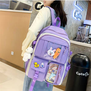 Ensemble de sacs à <span class=keywords><strong>dos</strong></span> <span class=keywords><strong>pour</strong></span> élèves du primaire et filles de 13 ans, sacs d'école de 8e et 5e classe, en Oxford, avec fermeture à glissière, vente en gros - Product Image 4