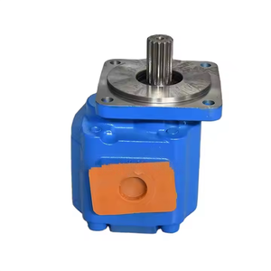 Repuestos Hidráulicos para Cargadoras: Bomba Hidráulica de Triple Engranaje con Eje Recto de Hierro Fundido Azul al por Mayor - Product Image 1