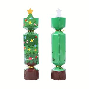 DIY Navidad Santa Reno Galletas Cajas Navidad Galletas Fiesta Plegable Bon Bons Navidad Caja <span class=keywords><strong>de</strong></span> papel <span class=keywords><strong>de</strong></span> embalaje para amigos Niños - Product Image 6