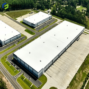 Centre d'entreposage industriel en acier préfabriqué de qualité industrielle, bâtiment de logistique à grande portée pour matériaux - Product Image 1