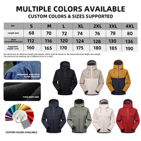 Fournisseur OEM ODM, veste d'extérieur imperméable, coupe-vent, respirante pour hommes, veste de randonnée, de camping, de pluie, légère et pliable