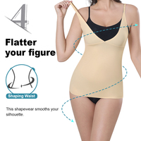 31068 Débardeur Sculptant Sans Coutures pour Femme, Effet Ventre Plat, Camisole Amincissante Personnalisée, Corset OEM