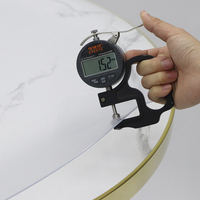Rouleau de nappe en PVC flexible super clair transparent résistant à l'huile pour tapis de protection de table à manger épaisseur de taille personnalisée