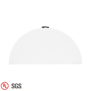 Table <span class=keywords><strong>de</strong></span> banquet pliante ronde en plastique HDPE blanc pour événements et fêtes, vente en gros à prix réduit - Product Image 4