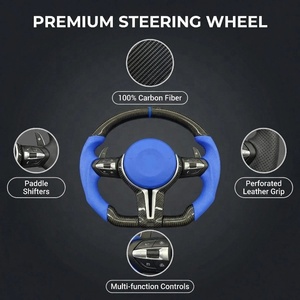 Volante de Fibra de Carbono, Plug and Play, Personalizado de Fábrica, Actualización de Carreras sin Airbag para <span class=keywords><strong>BMW</strong></span> Todas las Series - Product Image 2