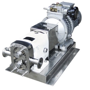 Pompe sanitaire rotative à lobes de qualité alimentaire pour le transfert de bière, chocolat, huile, miel - Product Image 1