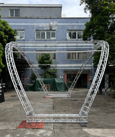 Truss en aluminium courbé de haute qualité 290x290mm, section modulaire en anneau circulaire pour spectacles sur scène et événements extérieurs