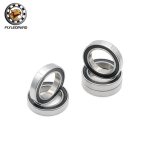 Rodamiento de Bolas de Ranura Profunda de Acero Inoxidable Flyleopard 10x22x6mm 2RS Sellado Métrico P0 de Una Hilera para Buje de Bicicleta - Product Image 4
