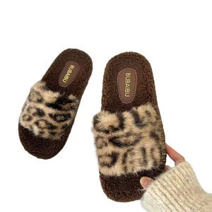 Nouveau style 2025, mode intérieure, imprimé léopard, fourrure moelleuse explosive, style épais pour femmes, toutes saisons, pour l'extérieur - Product Image 1